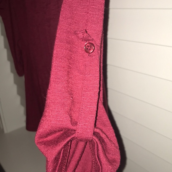 Red Business Like Button Down - Picture 4 of 5